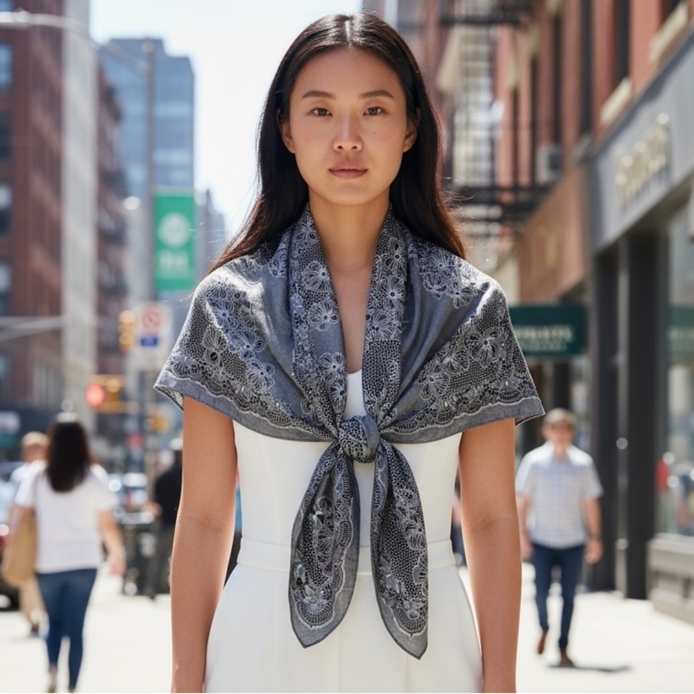 Capris 910 Vintage Square Scarf
